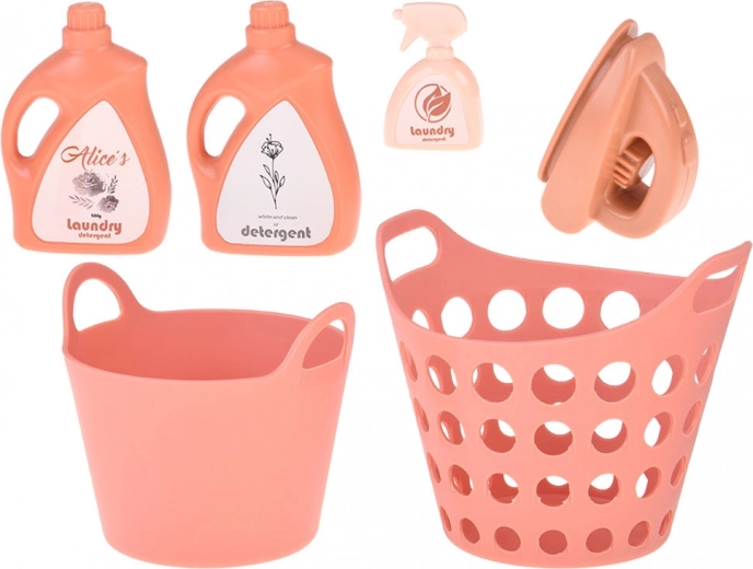 Riche assortiment d’accessoires pour une buanderie de jeu complète