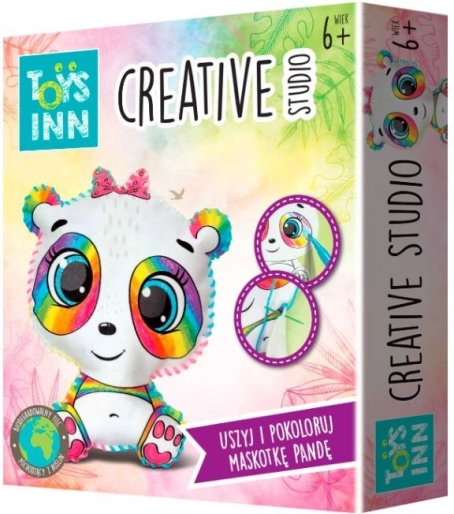 Kit de couture et de coloriage panda Creative Studio