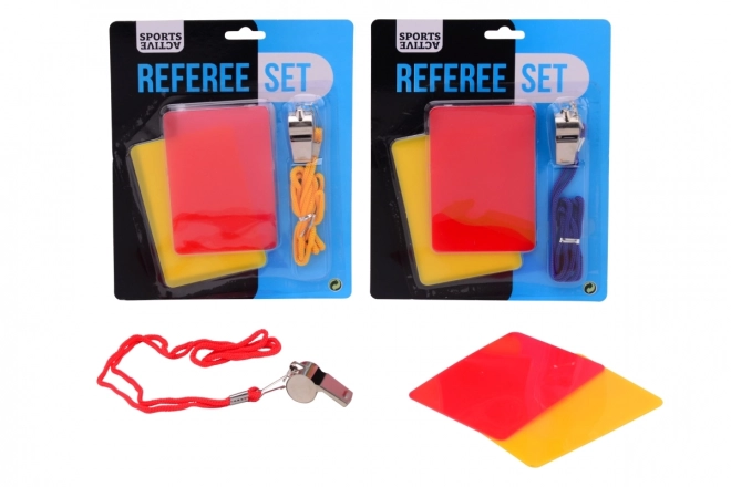 Sifflet+carte rouge et jaune