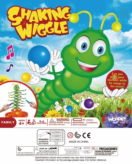 Chenille Dansante - jeu d'habileté Woopie