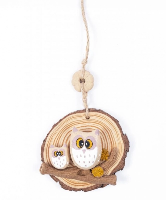 MODELO Modèle en bois - chouettes