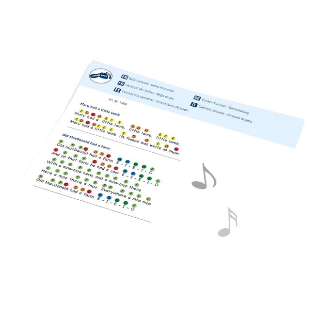 Petite Piste Carrousel Musical de Clochettes