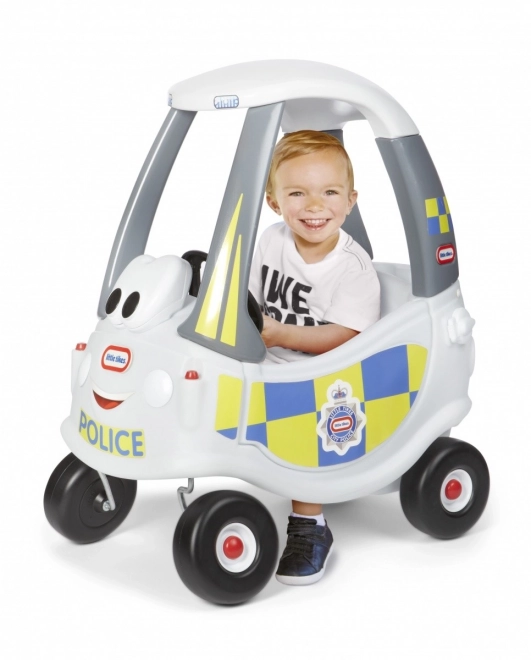 Cozy Coupe Voiture de police blanche