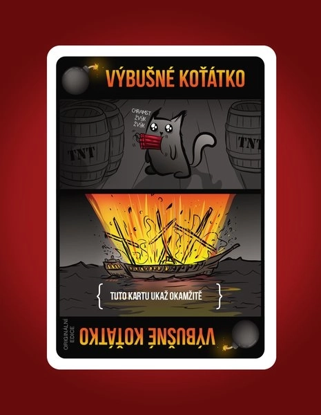 Chatons Explosifs Jeu de Cartes