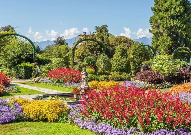 Motif de jardin enchanteur