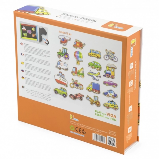 Magnets en bois transport