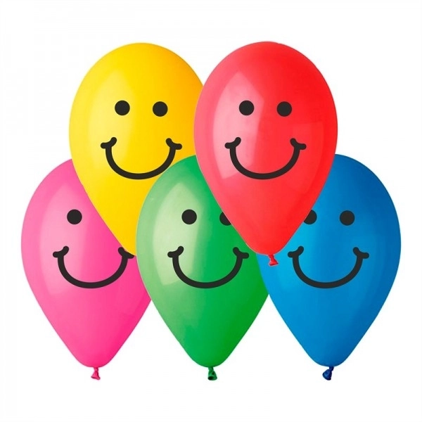 Ballons gonflables smileys - 10 pièces