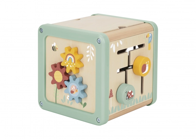 Cube multifonction en bois WOOPIE GREEN