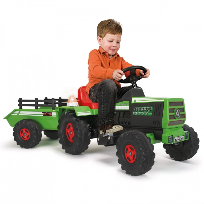 Tracteur électrique pour enfants avec remorque 6V