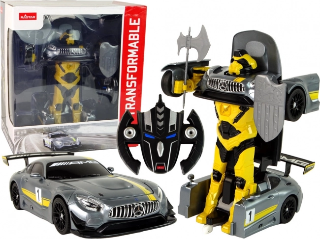 Voiture RC RASTAR Mercedes-AMG GT3 robot transformable 1:14