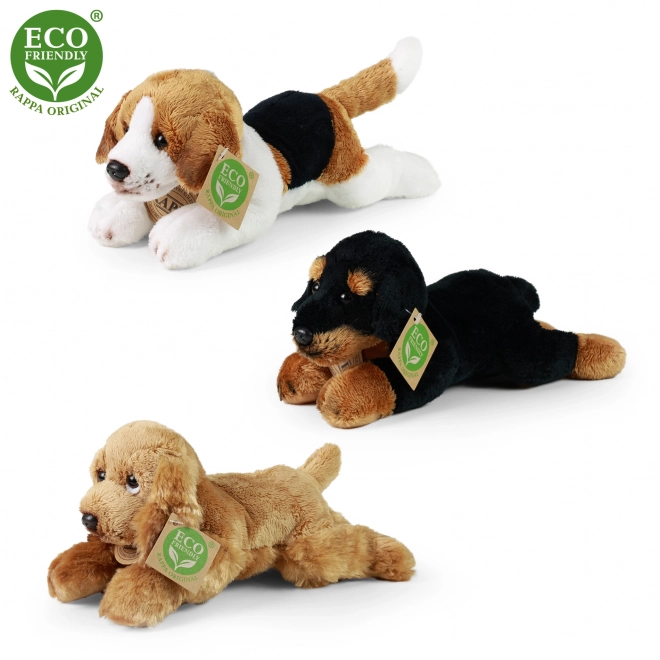 Chien en peluche 18 cm éco-responsable