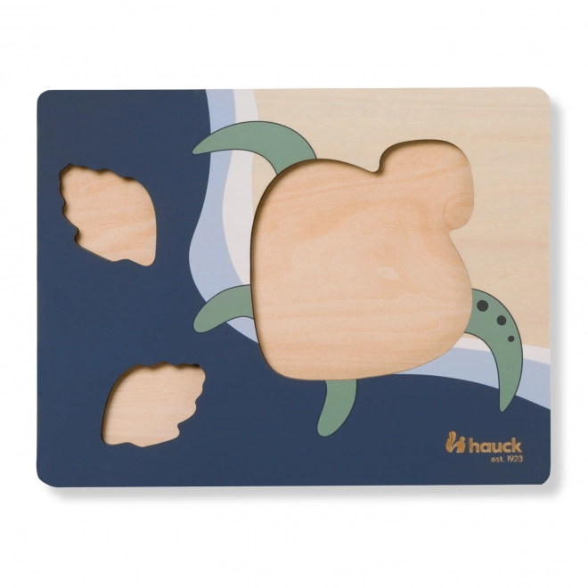 Puzzle en bois - tortue