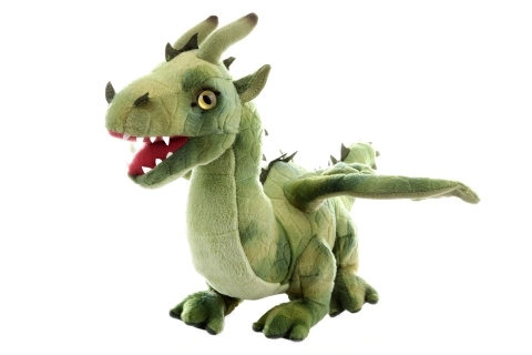 Dragon vert en peluche ECO-FRIENDLY