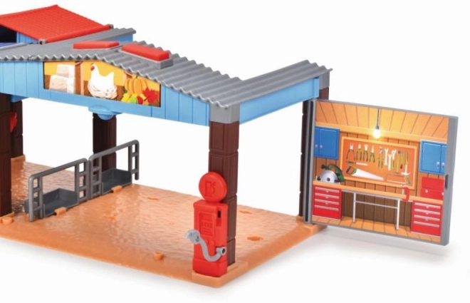 Ferme avec tracteur Fendt