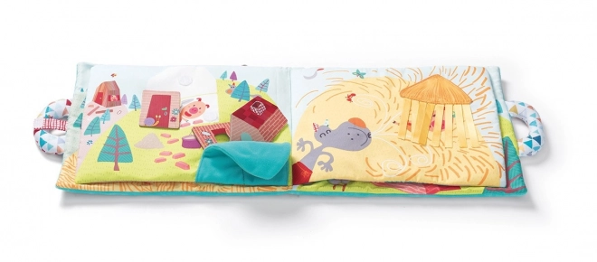 Lilliputiens - Livre en tissu - Les trois petits cochons