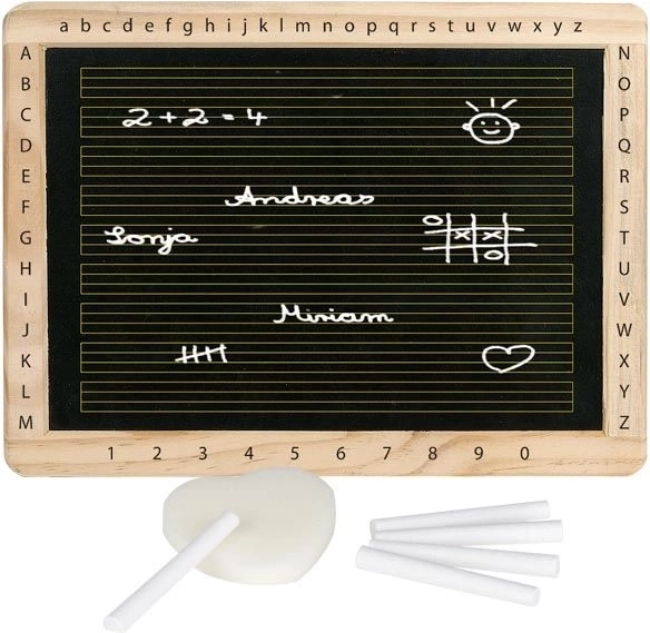 Tableau avec cadre en bois et lettres par Goki