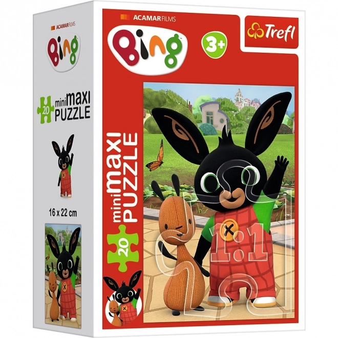 Minipuzzle miniMaxi 20 pièces Les amis de Bing/Lapin Bing