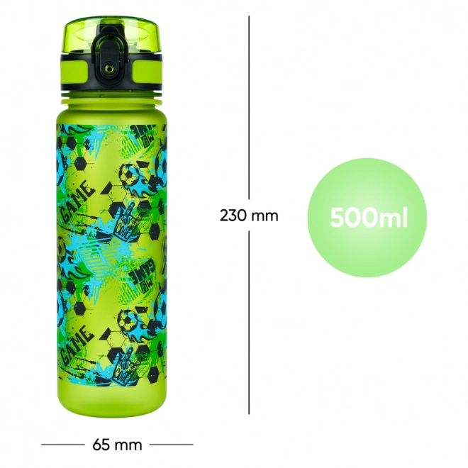BAAGL Bouteille Tritan de Boisson Football Game, 500 ml