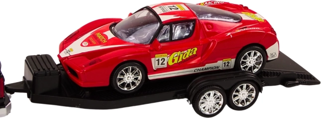 Voiture de sport rouge stylée
