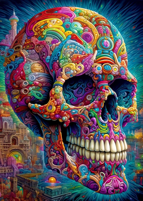 Puzzle Enjoy - Crâne 1000 pièces