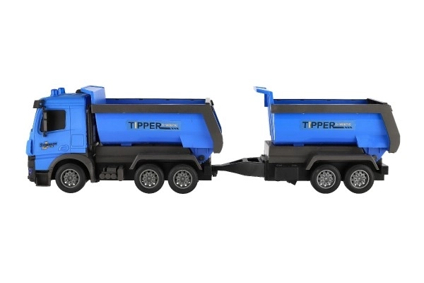 Camion avec remorque BENNE en plastique 50cm