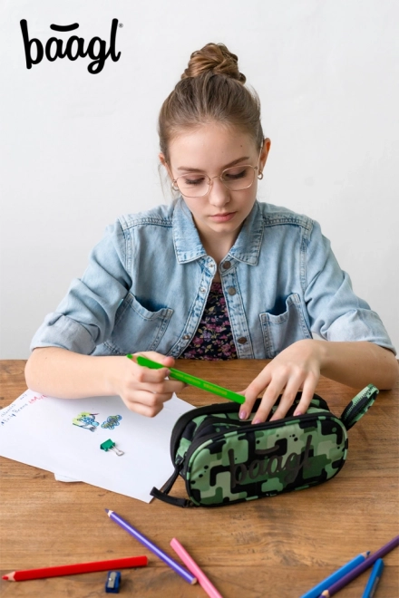 Trousse d'étudiant Baagl Vert