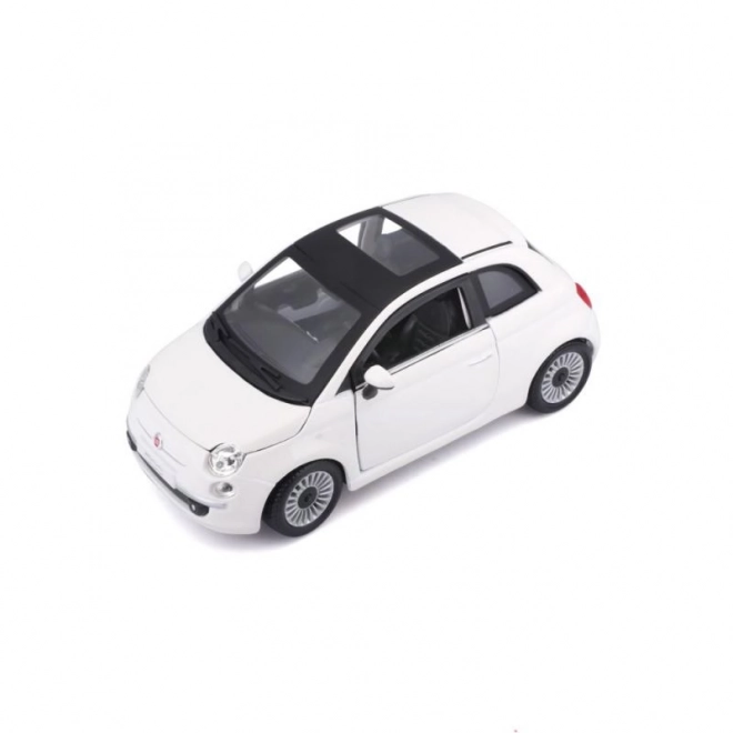 Bburago 1:24 Fiat 500 (2007) Blanc