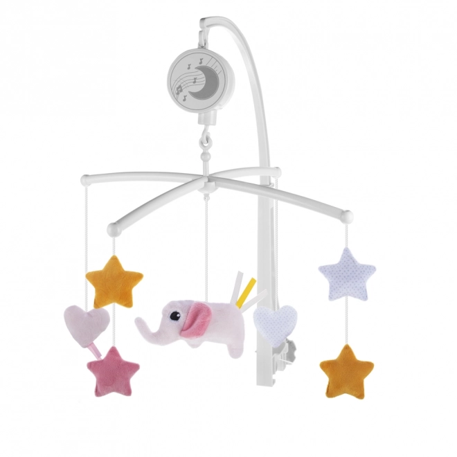 Mobile musical pour berceau Elephant