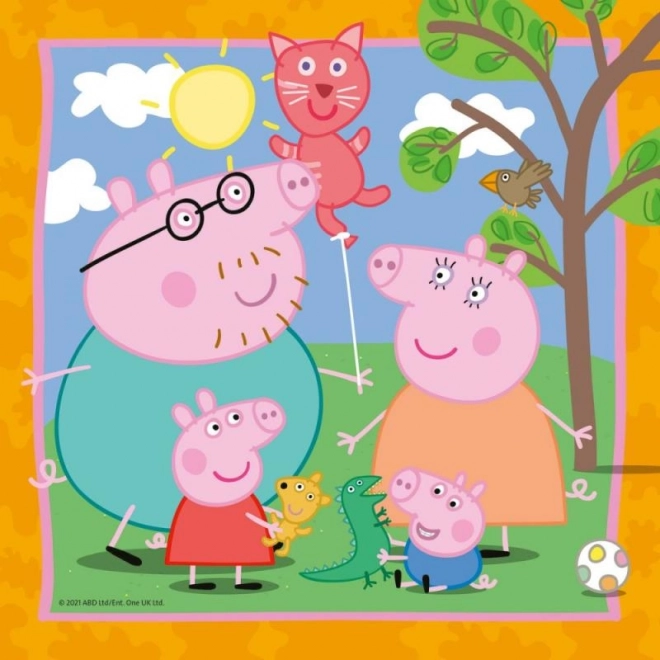 Puzzle Peppa Pig 3x49 pièces
