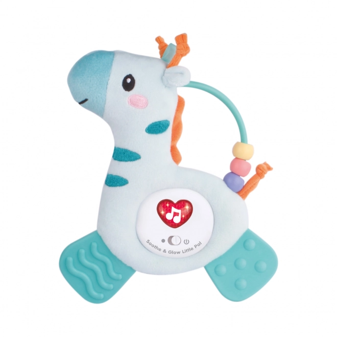 Girafe en peluche lumineuse et sonore