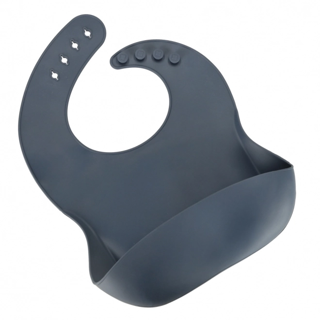 Set de vaisselle en silicone bleu foncé Écureuil - 9 pièces
