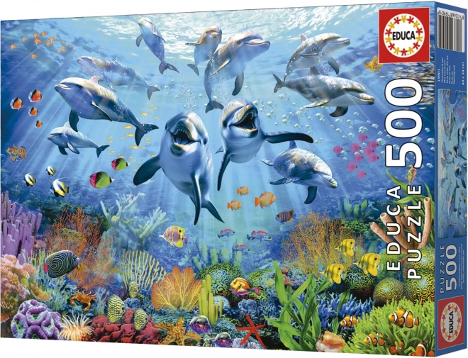 EDUCA Puzzle Plaisir sous-marin 500 pièces