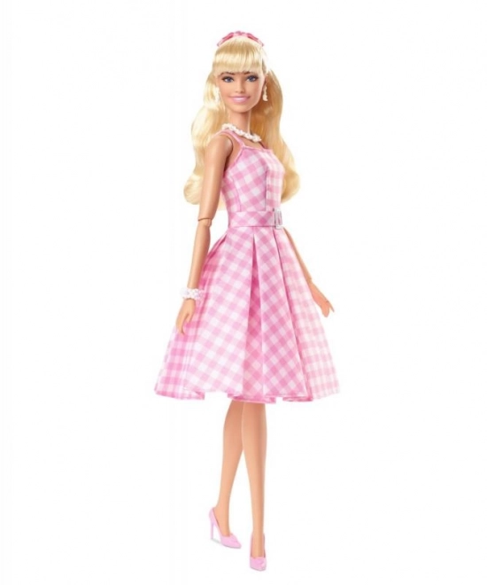 Poupée de film Barbie Margot Robbie en Barbie avec robe rose
