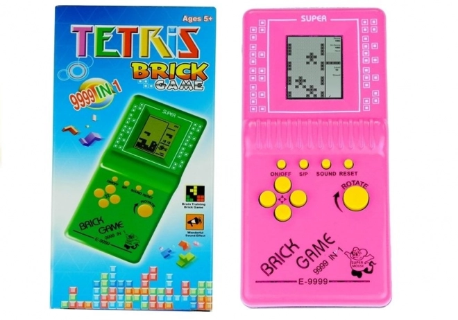 Jeu électronique de poche Tetris Rose