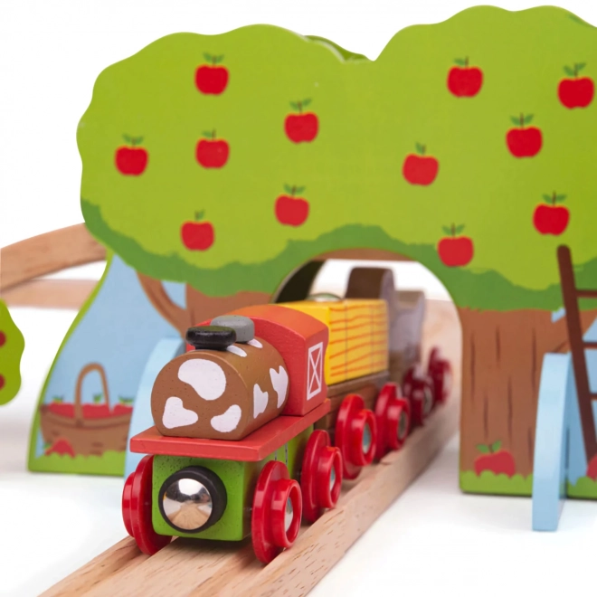 Bigjigs Rail Circuit de Train en Bois Ferme