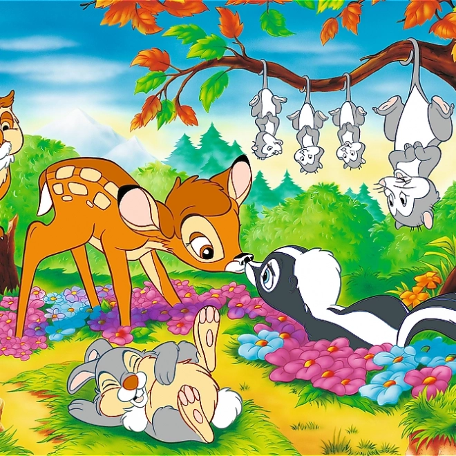 Puzzle Bambi et ses amis de la forêt 160 pièces
