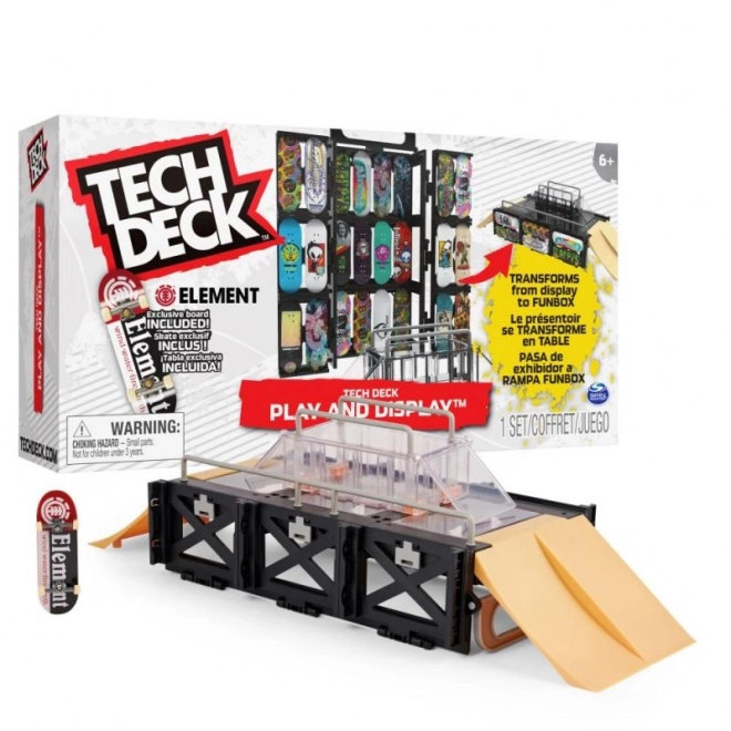 Ensemble Tech Deck avec rampe