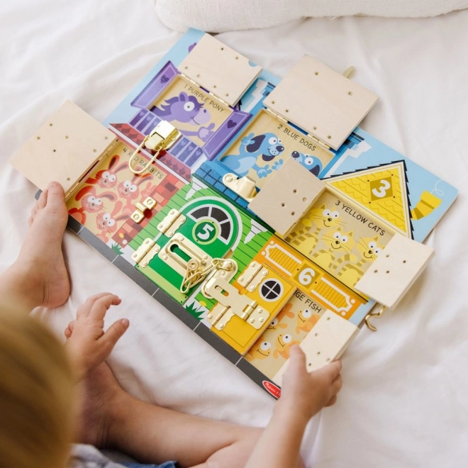 Serrures et panneau de sécurité Melissa and Doug