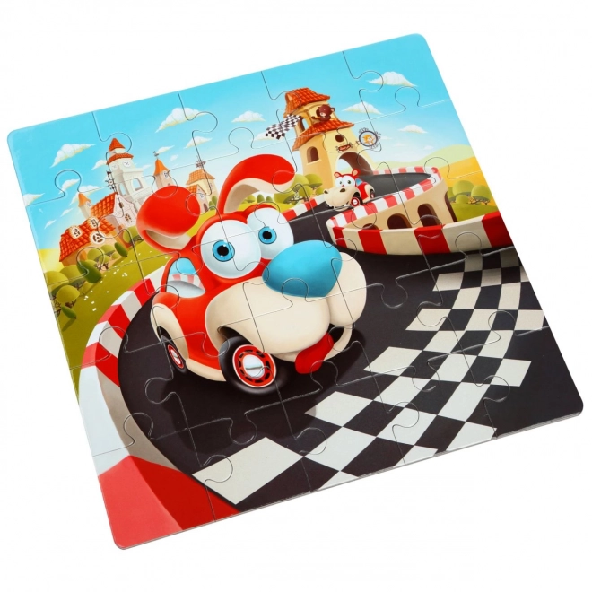 Puzzlika Histoires Heureuses 3 en 1 puzzles pour enfants