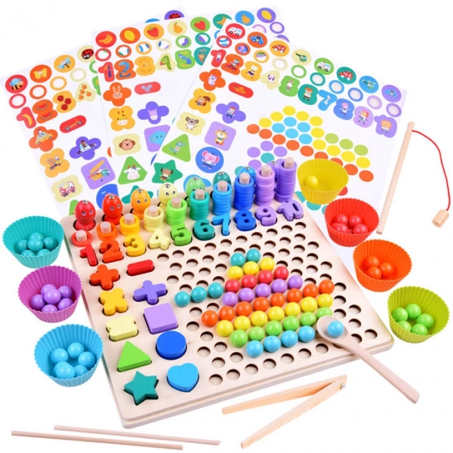Kit éducatif en bois Mathématiques