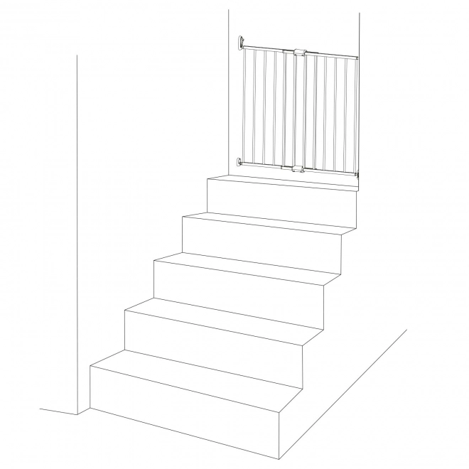 Barrière extensible Simply avec montage mural