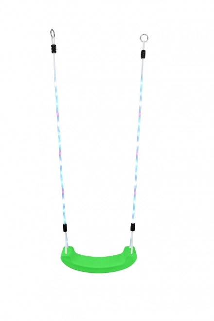 Balançoire en plastique lumineuse verte Dvůdětí