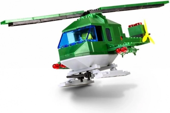 Cheva set de construction hélicoptère – modèle de combat avec équipage