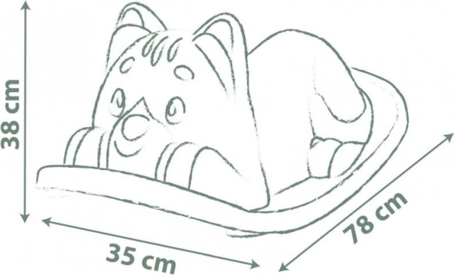 Balançoire Life chat bleu