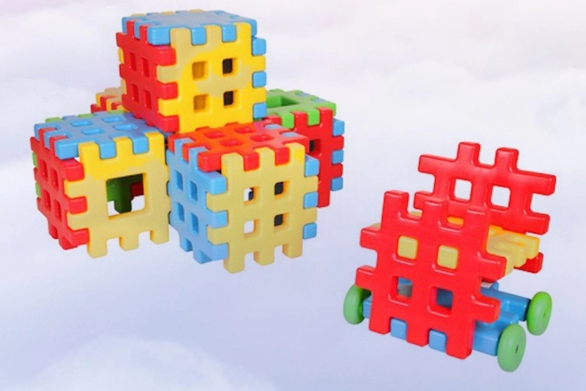Jeu de construction Wafle Géants 20 pièces
