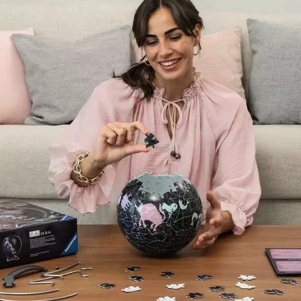 Puzzleball lumineux RAVENSBURGER Globe étoilé 190 pièces