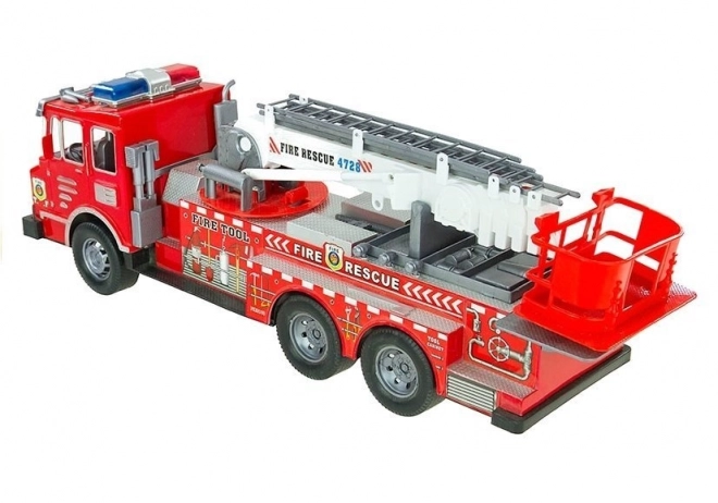 Grande station de pompiers avec casque et quad