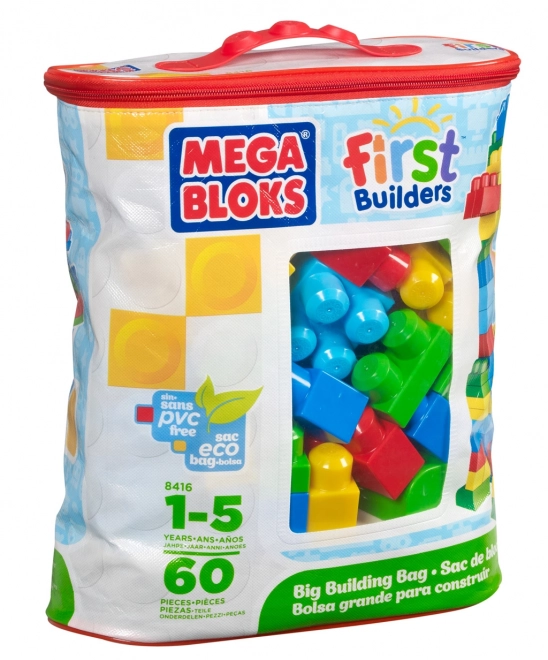 Mega Bloks Premiers Constructeurs Blocs dans un sac plastique 60 pcs