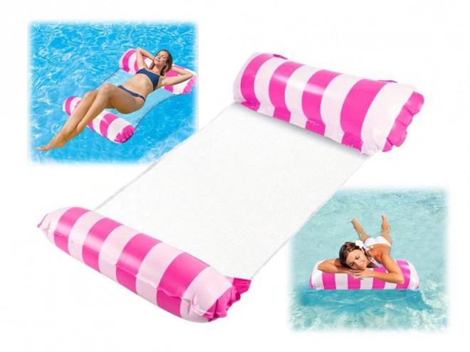 Matelas gonflable arc-en-ciel pour l'eau