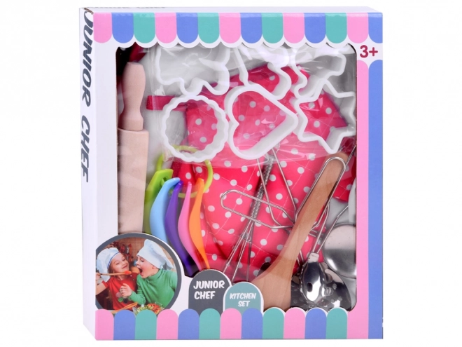 Ensemble de cuisine avec toque et accessoires